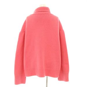 CELINE フィービー期 2 カシミヤチャンキーニット S ピンク 3GO4/6394