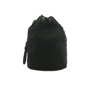 PRADA Re-Nylon ポーチ 巾着 ナイロン ブラック 1NS369