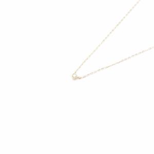 レイヤー ダイヤモンド ネックレス 0.02ct K10YG