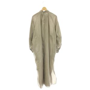 Traditional Weatherwear リバティ DEVON シャツワンピース ロング コットン 前開き XS グレー /CX OS