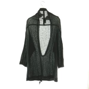 Y's ヨウジヤマモト カットアウトコットントップス ニット カットソー 長袖 2 チャコールグレー /DO OS