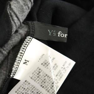 Y's for living ヨウジヤマモト サイドラインイージーパンツ テーパード M ブラック グレー /DO OS