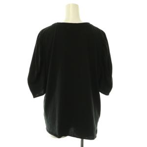 CELERI PUFF Tシャツ カットソー 五分袖 ブラック /DO OS