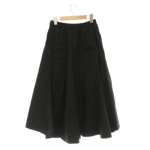 franche lippée フリル フィッシュテールスカート ロング フレア アシンメトリー M ブラック /MY OS