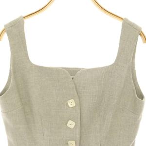 SNIDEL 25SS ジレトップス ベスト F グレー /HK OS