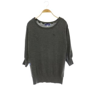 ニット セーター 七分袖 38 グレー /ES OS
