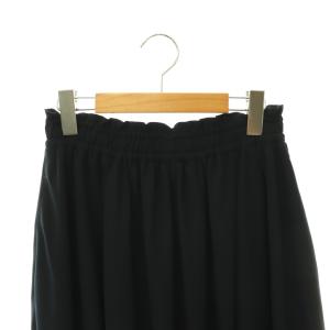 ENFOLD GATHER SKIRT スカート ギャザー Aライン ロング 38 濃紺 ダークネイビー /HS OS