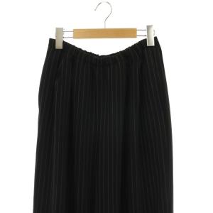ENFOLD 25SS RELAX ELASTIC WIDE-TROUSERS パンツ イージー ワイド ピンストライプ