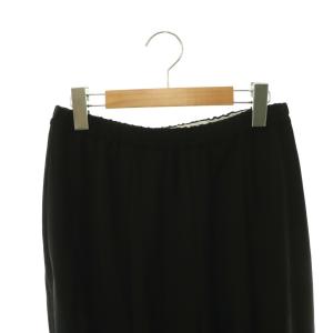 ENFOLD 25SS ELASTIC HAREM PANTS パンツ イージー ハーレムパンツ 38 黒 ブラック