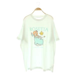 24SS ピーチコレクション プリントTシャツ カットソー 半袖 F ミントブルー マルチカラー /DO
