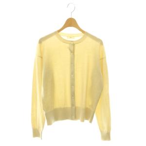 26SS LEVITA ロングスリーブカーディガン ラメ F イエローベージュ /ES OS