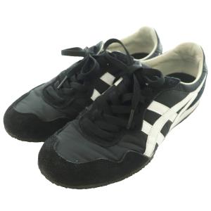 Onitsuka Tiger セラーノ SERRANO スニーカー US5 23.5cm 黒 ブラック 白 ホワイト 1183B400