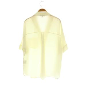 Theory PRIME GGT LT RALFINN ブラウス シャツ 半袖 前開き S オフホワイト /NR OS
