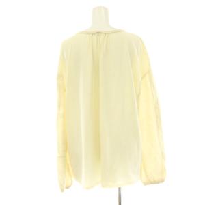 MAX MARA WEEKEND LINE リネンコットンチュニックブラウス 長袖 M アイボリー /DO OS