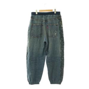 HYSTERIC GLAMOUR 25AW SNAKE LOOP スウェットパンツ デニム L インディゴブルー