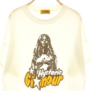 HYSTERIC GLAMOUR 24AW BAD ASS MAMA オーバーサイズTシャツ カットソー 半袖 F ホワイト /HK OS