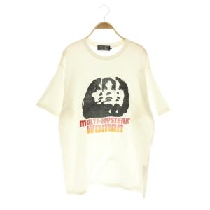 24SS MULTI HYSTERIC WOMAN Tシャツ カットソー 半袖 XL ホワイト /HK