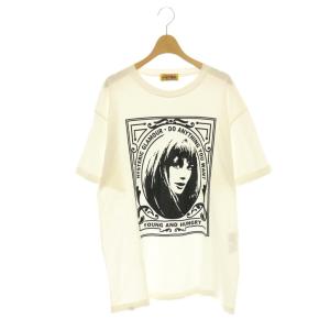 PUB MIRROR オーバーサイズTシャツ カットソー 半袖 F ホワイト /HK OS
