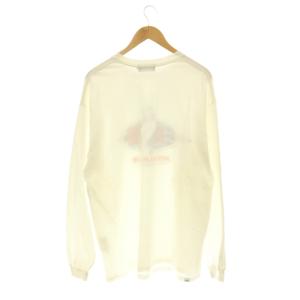 HYSTERIC GLAMOUR HYSTERIC AIRLINE Tシャツ カットソー 長袖 XL ホワイト /HK OS