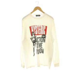 HYSTERIC VISION Tシャツ カットソー 長袖 XL ホワイト /HK OS