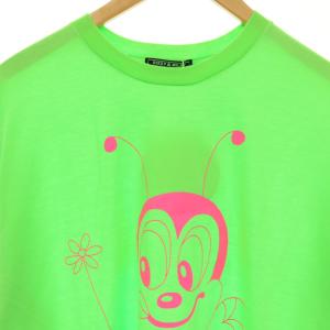 HYSTERIC GLAMOUR 25SS HYS BEE Tシャツ カットソー 半袖 XL ライトグリーン ピンク /DO OS