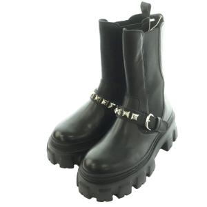 HYSTERIC GLAMOUR STUDS サイドゴアブーツ 25cm ブラック
