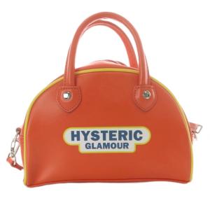 HYSTERIC GLAMOUR COSMIC SOUND ミニボストンバッグ トートバッグ ショルダーバッグ 2way オレンジ /YO10