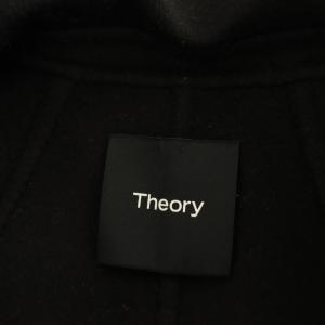 Theory LUXE NEW DIVIDE CLAIRENE ハーフコート カシミア混 P ブラック /MY OS