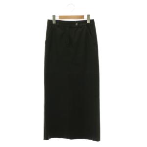 RAW+LeatherMaxi スカート 34 ブラック