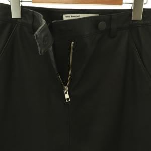 L'Appartement RAW+LeatherMaxi スカート 34 ブラック
