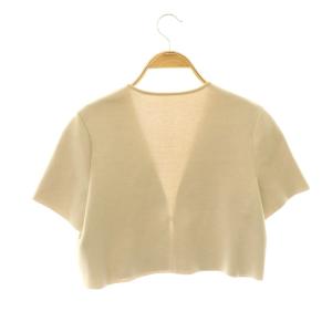 FOXEY レディジュエルニットジャケット 38 ベージュ 37695