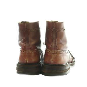 Tricker's MALTON カントリーブーツ ショートブーツ ウィングチップ 8.5 27.0cm 茶 ブラウン 72508