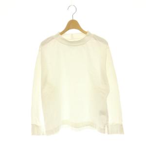 23AW ハイネックシンプルカットソー Tシャツ ロンT 2 白 /NR OS