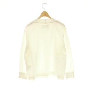 MHL. 23AW ハイネックシンプルカットソー Tシャツ ロンT 2 白 /NR OS