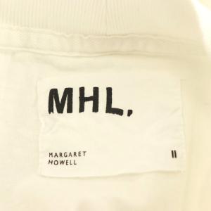 MHL. 23AW ハイネックシンプルカットソー Tシャツ ロンT 2 白 /NR OS