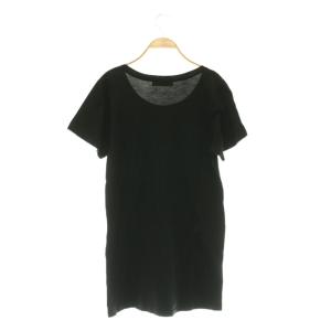 ANDY WARHOL by HYSTERIC GLAMOUR スカルプリント 半袖 カットソー チュニック ラメ F ブラック /MY OS