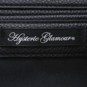 HYSTERIC GLAMOUR ヒスベアレザーリュック バッグ ブラック /YO4