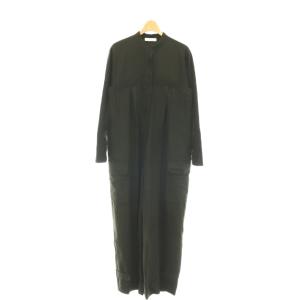 24AW ウールカシミアポプリン オールインワン 38 カーキ