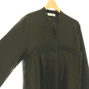 ebure 24AW ウールカシミアポプリン オールインワン 38 カーキ