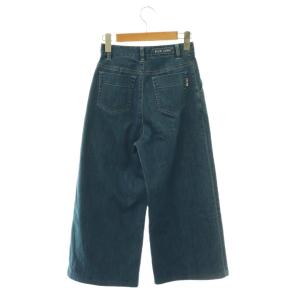 BLUE LABEL CRESTBRIDGE ライトデニムワイドパンツ タック 34 ブルー /HK OS