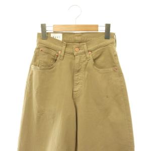 SURT ×Bigjohn 24SS ルーズシルエットデニム パンツ バギーデニム ワイド ダメージ加工 00 ベージュ