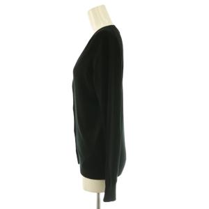 Theory Regal Wool Vneck Cardi リーガルウールVネックカーディガン ニット M 黒 ブラック