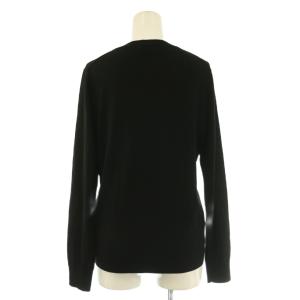 Theory Regal Wool Vneck Cardi リーガルウールVネックカーディガン ニット M 黒 ブラック