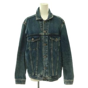 25SS デニムジャケット Gジャン コットン 38 インディゴブルー /DO OS
