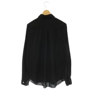 COMME des GARCONS COMME des GARCONS コムコム  AD2021 シャツ ブラウス 前開き 長袖 M 黒 ブラック /CX OS