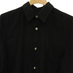 COMME des GARCONS COMME des GARCONS コムコム  AD2021 シャツ ブラウス 前開き 長袖 M 黒 ブラック /CX OS