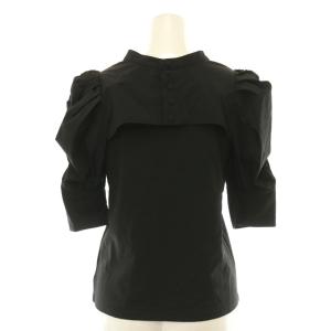 Ameri VINTAGE 3WAY PUFF LAYERED TOP トップス 2点セット ボレロ カットソー F ブラック /CX