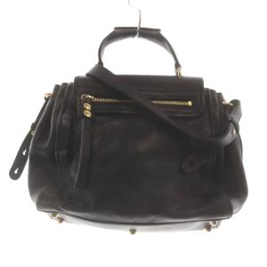 Chloe エルシー 2WAY ショルダーバッグ ハンドバッグ 黒 ブラック /SR OH