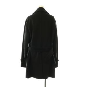 MACKINTOSH ウール コート アウター ダブル ベルト付き 40 紺 ネイビー /CX OS