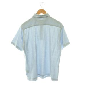 SHIPS 半袖 ポロシャツ 鹿の子 XL ライトブルー /HS OS